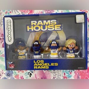 Fisher Price little people Los Angeles Rams Collector Set